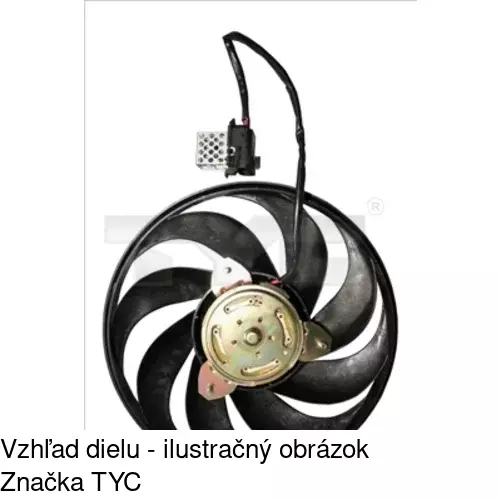 Ventilátory chladičov 555623W8 /POLCAR/ - obr. 3