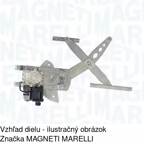 Mechanizmus sťahovania okna elektrický bez motora 5556PSG6 /POLCAR/ - obr. 1