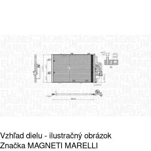Chladiče klimatizácie 5557K8C1S /POLCAR/ - obr. 3
