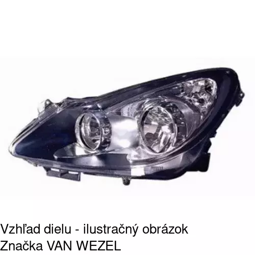 Hlavný reflektor 5558093E /POLCAR/ - obr. 5