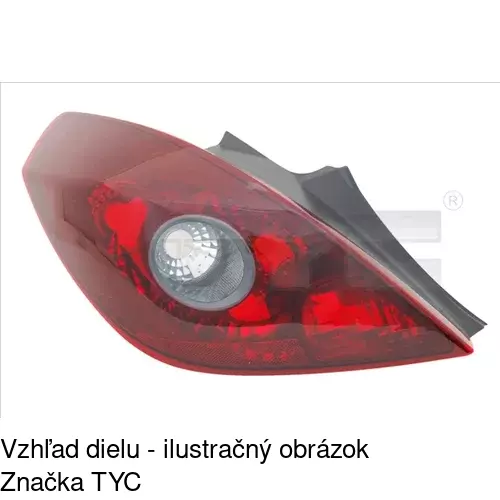 Zadné svetlo 5558872E /POLCAR/ - obr. 1