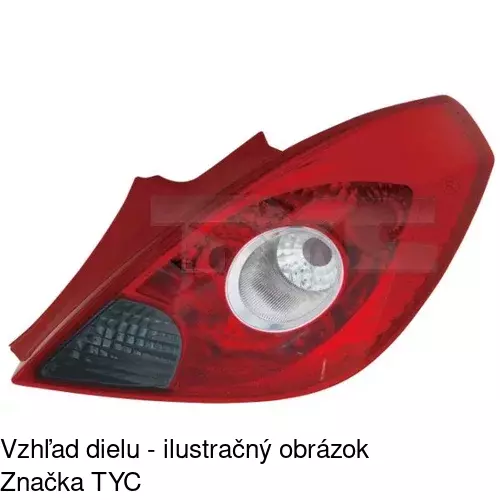 Zadné svetlo POLCAR 5558880E