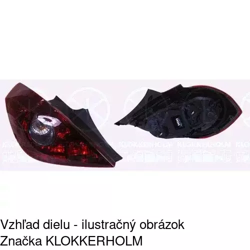Zadné svetlo 5558883E /POLCAR/ - obr. 2