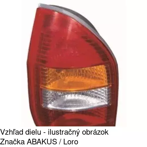 Zadné svetlo 556088-E /POLCAR/ - obr. 2