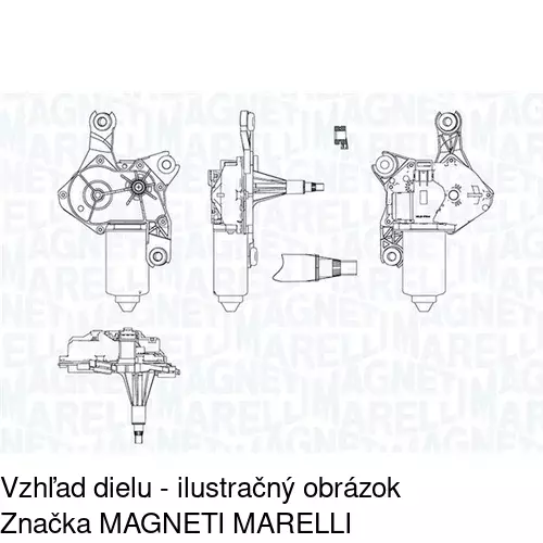 Motorček stieračov 5560SWT1 /POLCAR/ - obr. 1