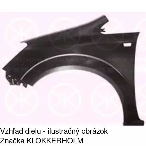 Predný blatník POLCAR 556101