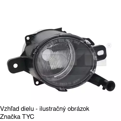 Hmlové svetlo - predné POLCAR 556330-E