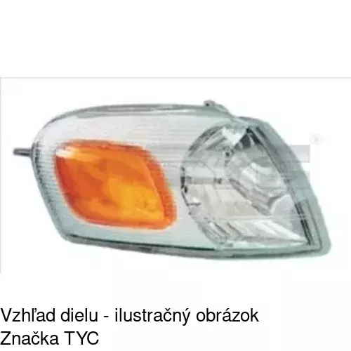 Obrysové svetlo POLCAR 558119-E