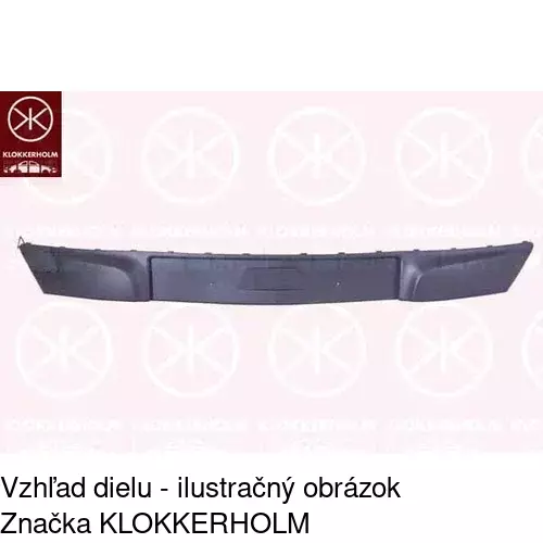 Lišta nárazníka 55B107-2 /POLCAR/
