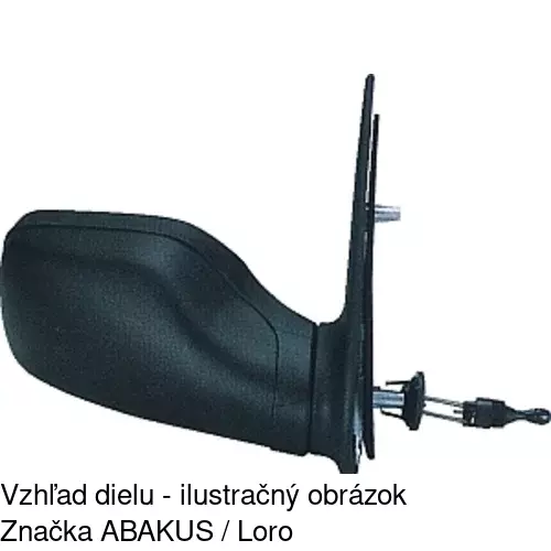Vonkajšie zrkadlo 5706521E /POLCAR/ - obr. 1