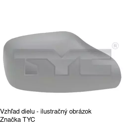 Vonkajšie zrkadlo 5706522M /POLCAR/
