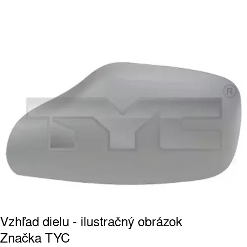 Rám vonkajšieho zrkadla 570654PE /POLCAR/ - obr. 1