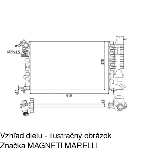 Chladiče vody 570708-2 /POLCAR/ - obr. 2