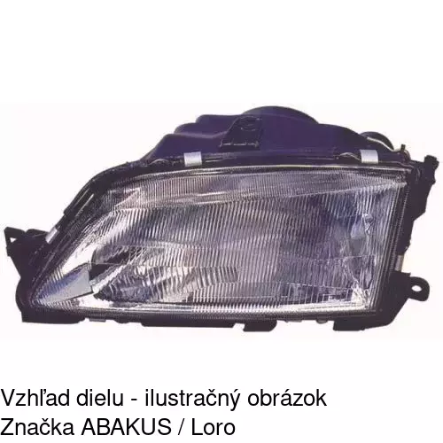 Hlavný reflektor 5707100E /POLCAR/ - obr. 5