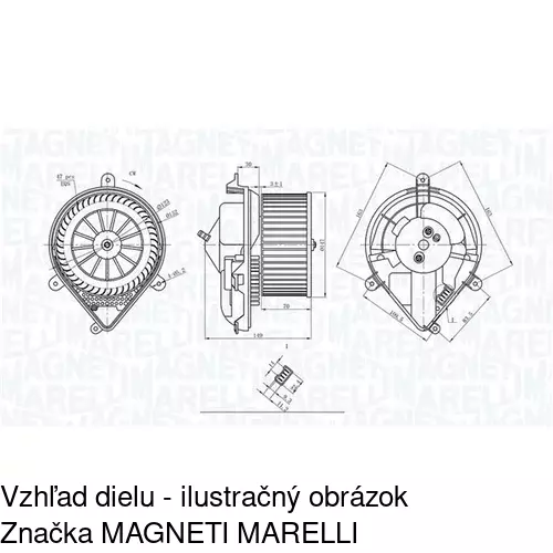 Ventilátory kúrenia 5707NU-1 /POLCAR/ - obr. 1