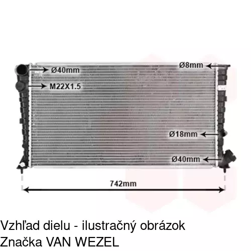 Chladiče vody 570808A2 /POLCAR/ - obr. 4