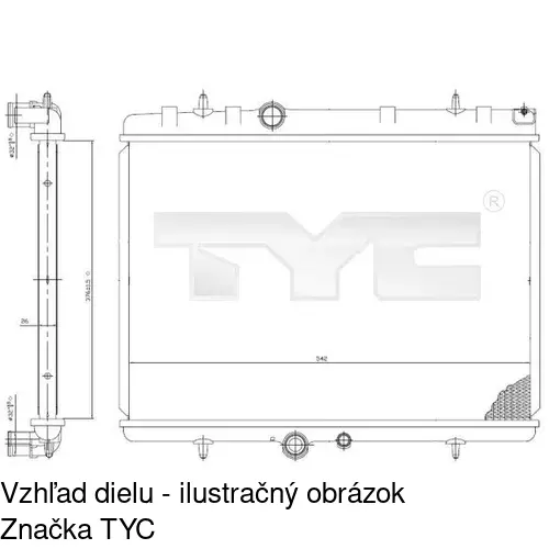 Chladiče vody 571008A4 /POLCAR/ - obr. 2