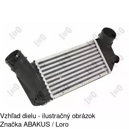 Chladiče vzduchu (Intercoolery) 5710J8-1 /POLCAR/ - obr. 3