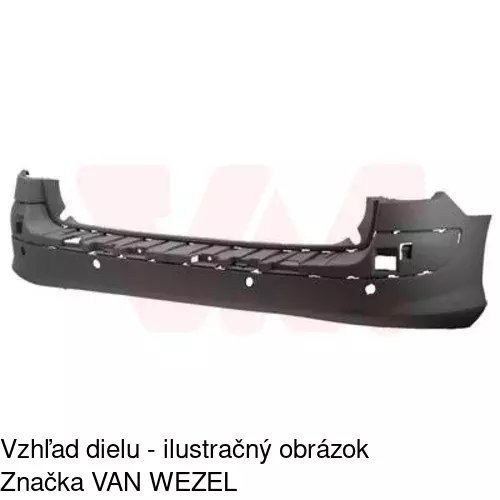 Zadný nárazník 5712964J /POLCAR/ - obr. 2