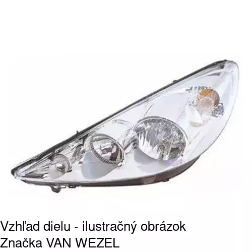 Hlavný reflektor 572009-U /POLCAR/ - obr. 5