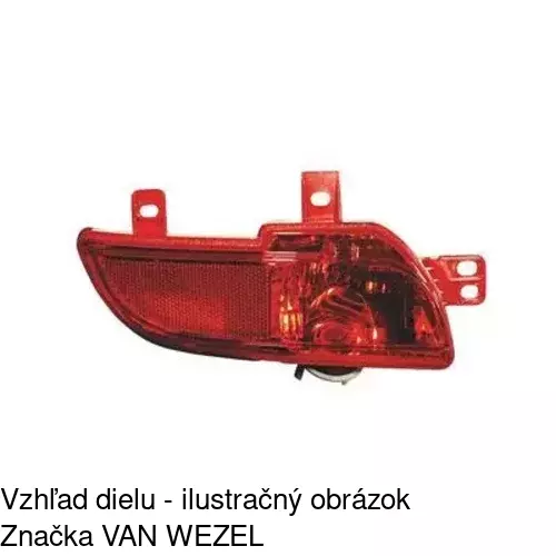Hmlové svetlo - zadné 572097-E /POLCAR/ - obr. 1