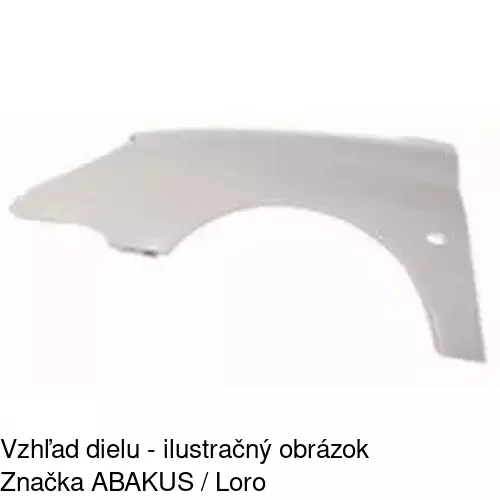 Predný blatník 572302-J /POLCAR/ - obr. 1