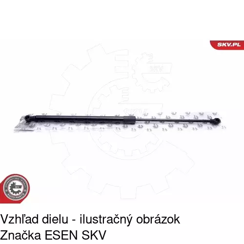 Plynová pružina 5723AB1 /POLCAR/ - obr. 1