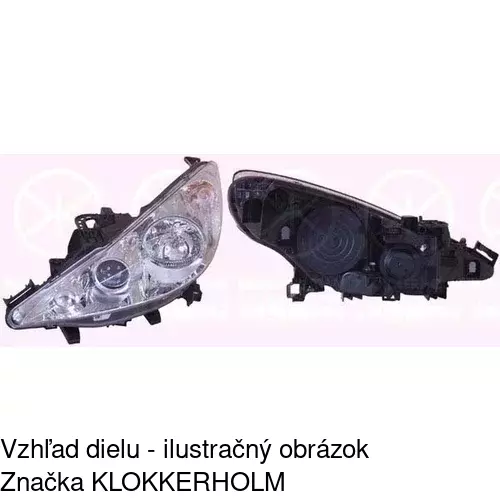 Hlavný reflektor 5724101E /POLCAR/ - obr. 1