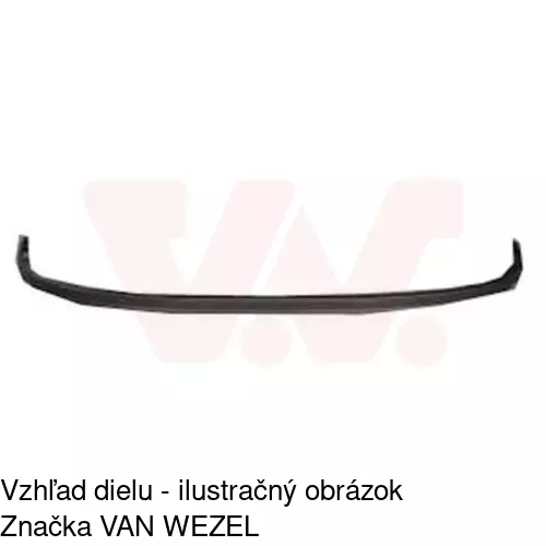 Spojler predného nárazníka 572425-5 /POLCAR/ - obr. 1