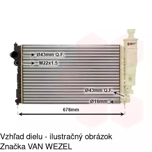 Chladiče vody 5745085X /POLCAR/ - obr. 3