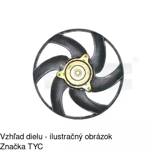 Ventilátory chladičov 574623U1 /POLCAR/ - obr. 1