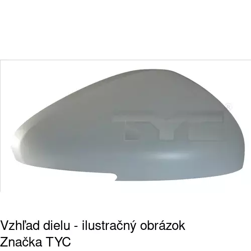Rám vonkajšieho zrkadla 575654PM /POLCAR/ - obr. 1