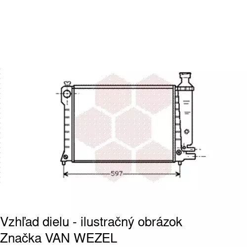 Chladiče vody 5765081X /POLCAR/ - obr. 2