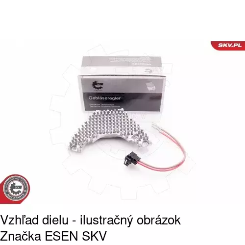Ovládače klimatizácie 5786KST-2 /POLCAR/ - obr. 1