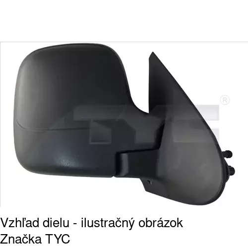 Vonkajšie zrkadlo 579051-M /POLCAR/ - obr. 2