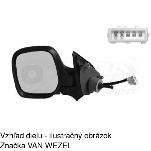 Vonkajšie zrkadlo 5790511M /POLCAR/ - obr. 5