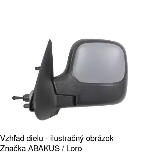 Vonkajšie zrkadlo 5790512M /POLCAR/ - obr. 5