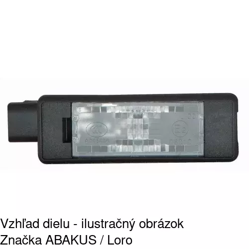 Svetlo na osvetlenie evidenčného čísla 5790956 /POLCAR/ - obr. 4
