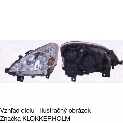 Hlavný reflektor 579210-E /POLCAR/ - obr. 2