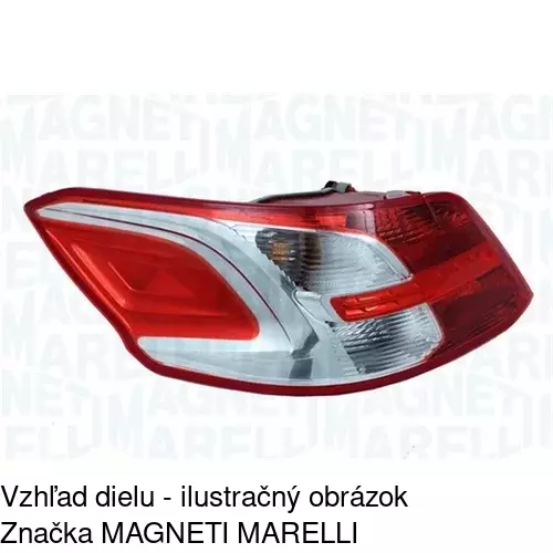 Zadné svetlo POLCAR 57B288-U
