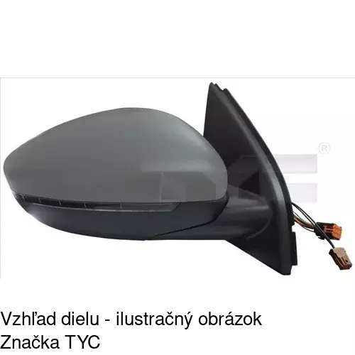 Vonkajšie zrkadlo 57C1514M /POLCAR/ - obr. 5