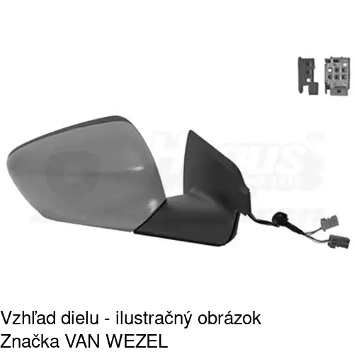 Vonkajšie zrkadlo 57C2524M /POLCAR/ - obr. 3