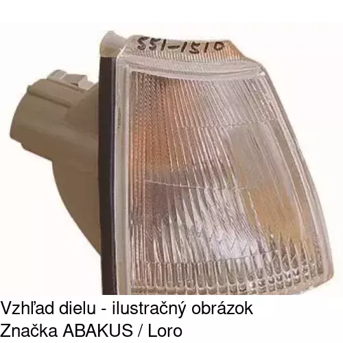 Predná smerovka 6006201E /POLCAR/ - obr. 4