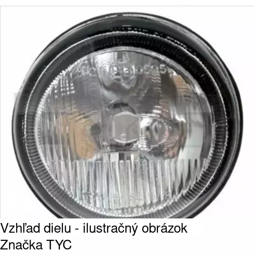 Hmlové svetlo - predné POLCAR 600729-C