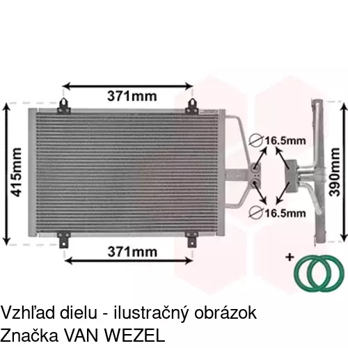 Chladiče klimatizácie 6007K8C1 /POLCAR/ - obr. 4