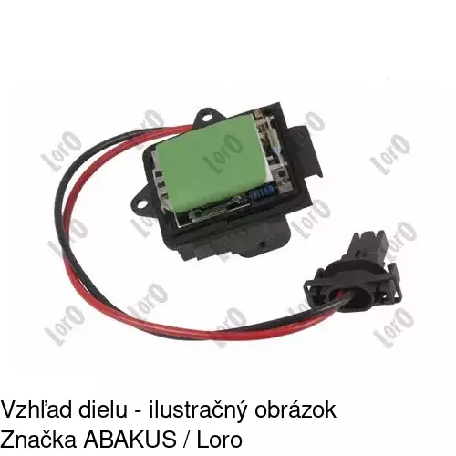 Ovládače klimatizácie 6007KST-7 /POLCAR/ - obr. 2