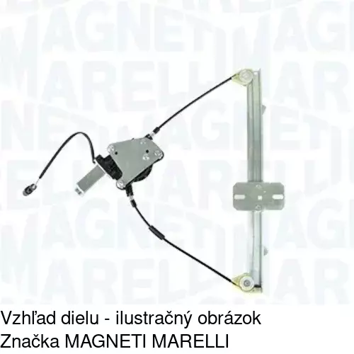 Elektrický mechanizmus okna dverí 6007PSE5 /POLCAR/ - obr. 1