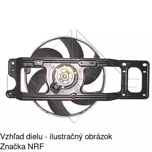 Ventilátor bez krytu / podpery 601123U2 /POLCAR/ - obr. 5