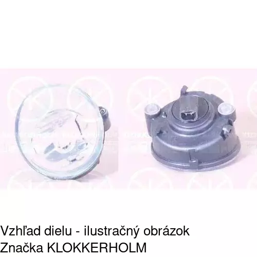 Hmlové svetlo - predné 601130 /POLCAR/ - obr. 1