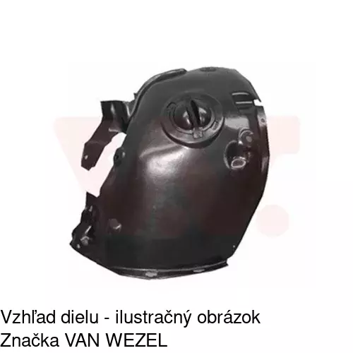 Podblatník (plast) 6012FP1X /POLCAR/ - obr. 1